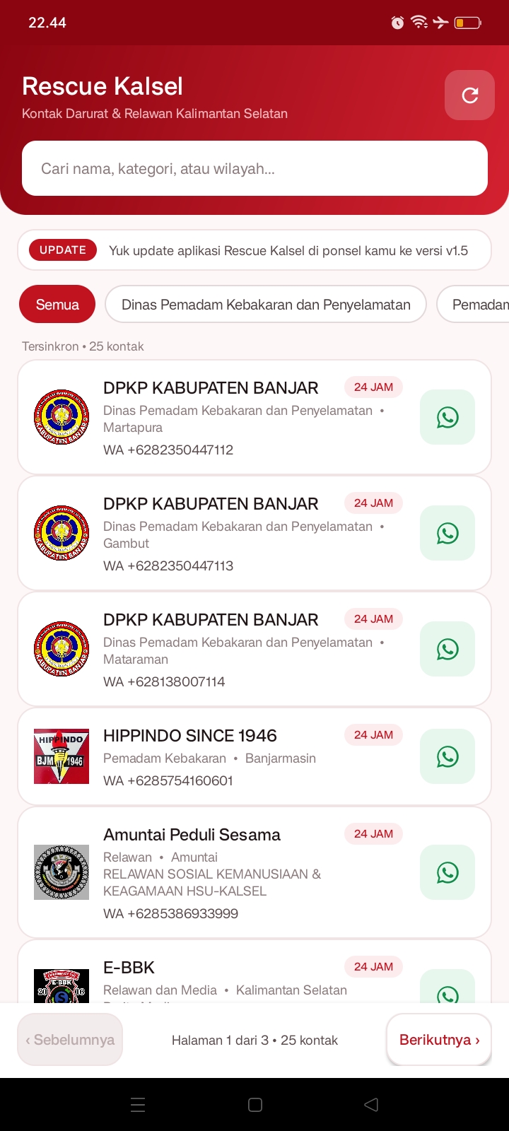 Screenshot Rescue Kalsel